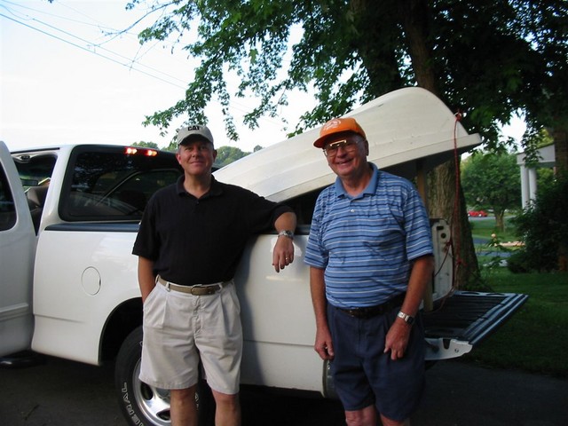 Off to a good start, Robert Banks and Clarke Lucas at Clarke's house..

all pictures courtesy of C. Lucas