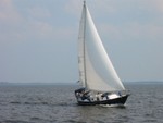 Irish Eyes, Bill and Adair Murdoch's boat