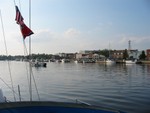 Land ho!  Waterfront at Washington, NC on the Pamlico River..
