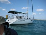 Little's charter boat at Baker's Bay on Great Guana Cay