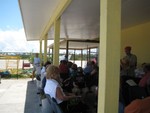 Waiting area at terminal, Marsh Harbour Airport