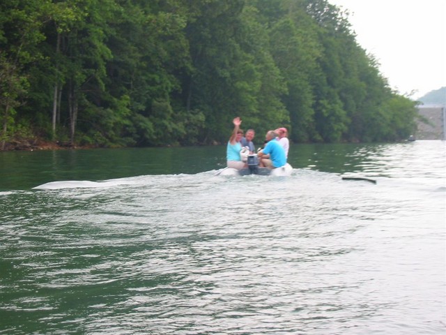 Ferrying party animals to shore