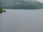 front view from dam