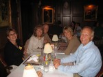Fall Dinner meeting at House of Ribs