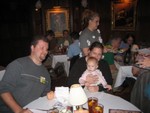 Fall Dinner meeting at House of Ribs