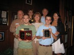 Trophies awarded at Fall Dinner Meeting