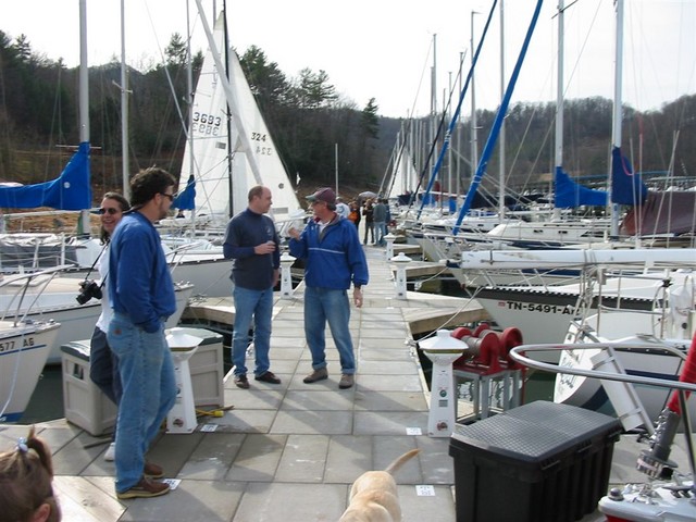 waiting for race to start
