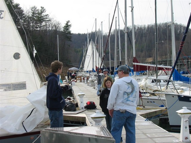 waiting for race to start