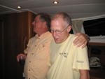 Robert and Jim singing..