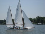 Log Sailing Canoe, St. Michaels