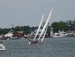 Log Sailing Canoe, St. Michaels