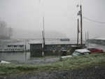 Wind brings in the snow..