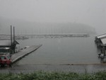 Wind brings in the snow..