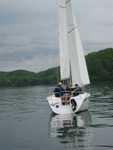 race begins with very light wind