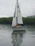 race begins with very light wind