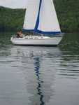 race begins with very light wind