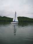 race begins with very light wind