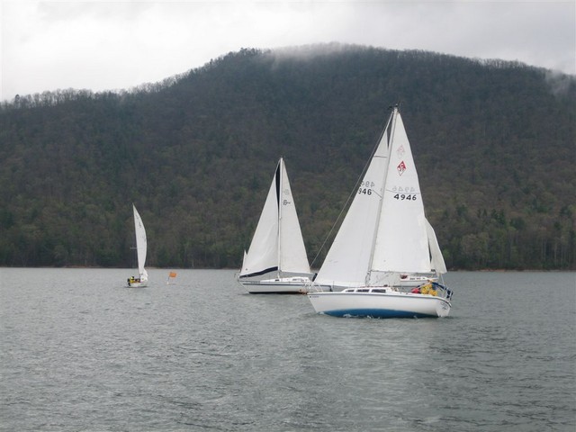 Getting ready to start second race of Spring series 2007