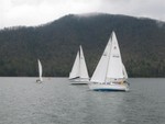 Getting ready to start second race of Spring series 2007