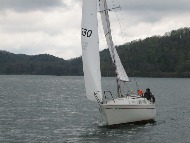 At the start line