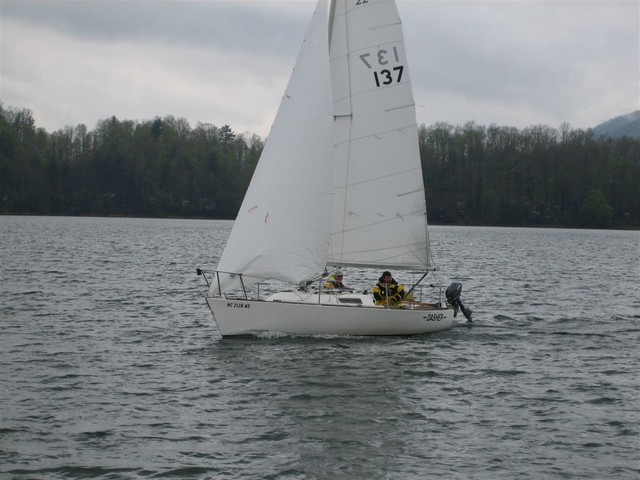 At the start line