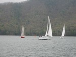 At the start line