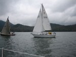 At the start line