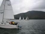 At the start line