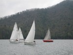 At the start line