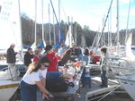 Feasting and fellowship before the race starts

pic by C. Lucas