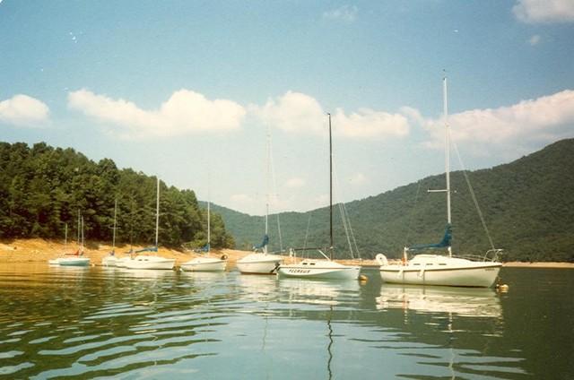Before we had a dock, Lakeshore buoy line around 1980..

(all pictures this album courtesy C. Lucas)