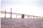 Chesapeake Bay Bridge at Annapolis, MD..