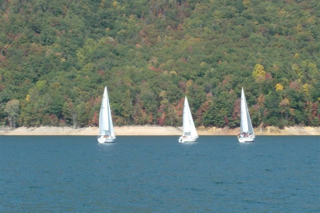Fall Race #4 (pictures from Brysons on Committee Boat