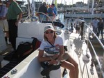 No dear, wouldn't fit our boat! (winch on Hylas 70)