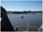 The next hold up happened at Carolina Beach Inlet where dead in the middle of the channel we went aground a were stuck for 2 to 3 hrs until the tide floated us off.