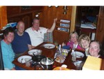 (L to R) Adair, James Little, Haynes and Laura Murdoch,James' sister Betty Douglas, Sandra Little.
