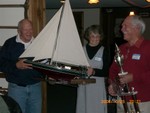 Captain and crew of Slippery II, 1st Commodore's Cup, 2nd Fall PHRF (picture submitted by C. Lucas)