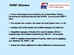 PHRF Series Explanation