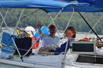 Waiting for Boat Parade to start..(pics from John Douglas, J Little brother-in-law)