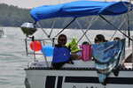 Waiting for Boat Parade to start..(pics from John Douglas, J Little brother-in-law)