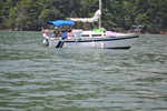 Waiting for Boat Parade to start..(pics from John Douglas, J Little brother-in-law)