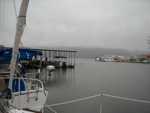 Cold day in Jan 2009 at dock (M. Galloway)
