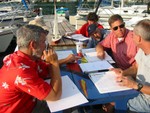 Sailing class on the Dock..