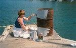 Deni Jones, solving ugly trashcan problem..