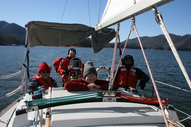 Pictures during race by Sue Lockett