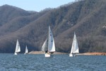 Pictures during race by Sue Lockett