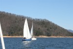 Pictures during race by Sue Lockett