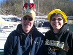 Happy New Year from our commodore and his wife