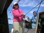 Sandra Little, Minta Fanon aboard My Love II