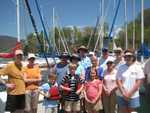 Part of group before start of sail